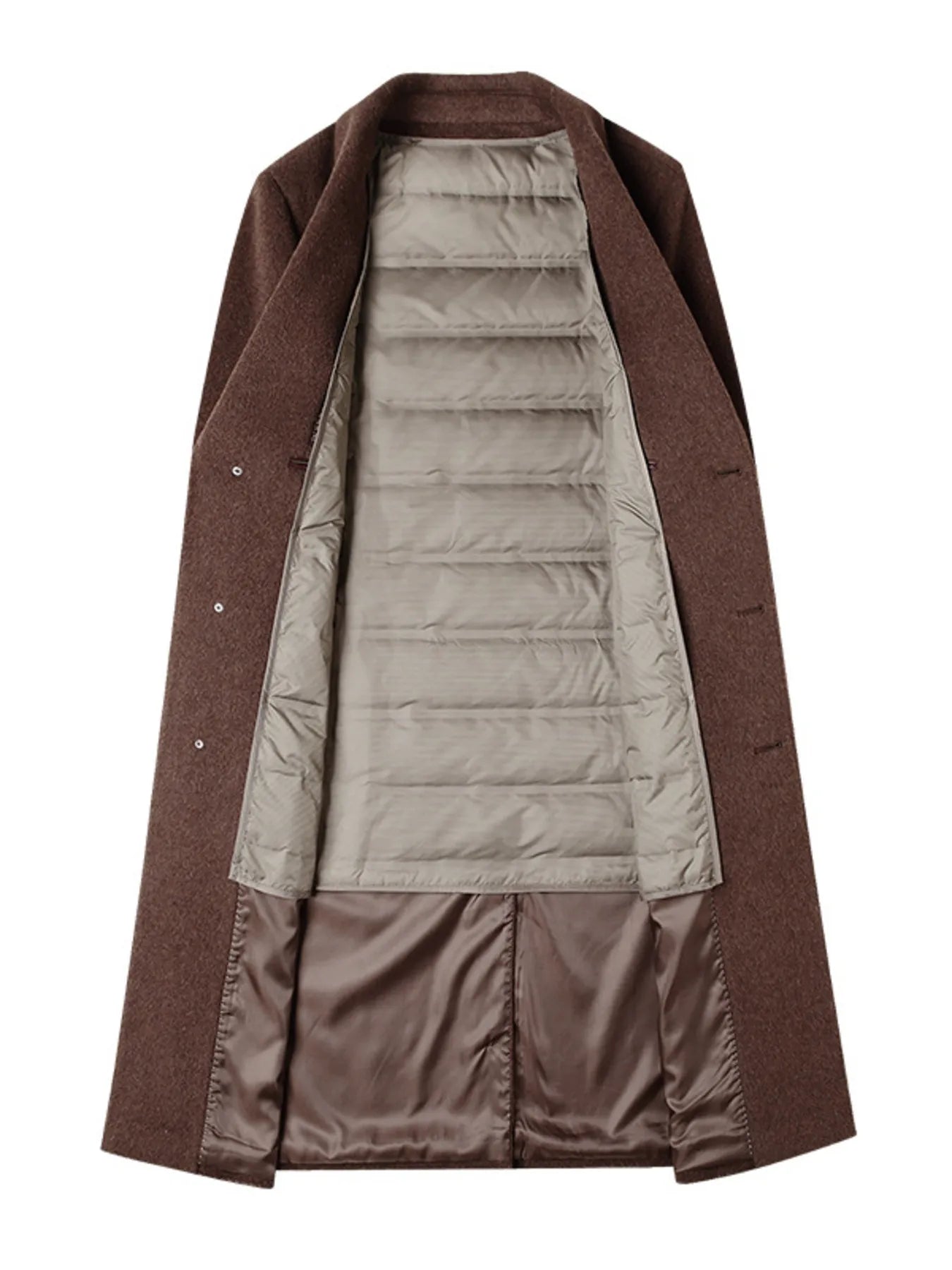 Classic Button Up Longline Overcoat