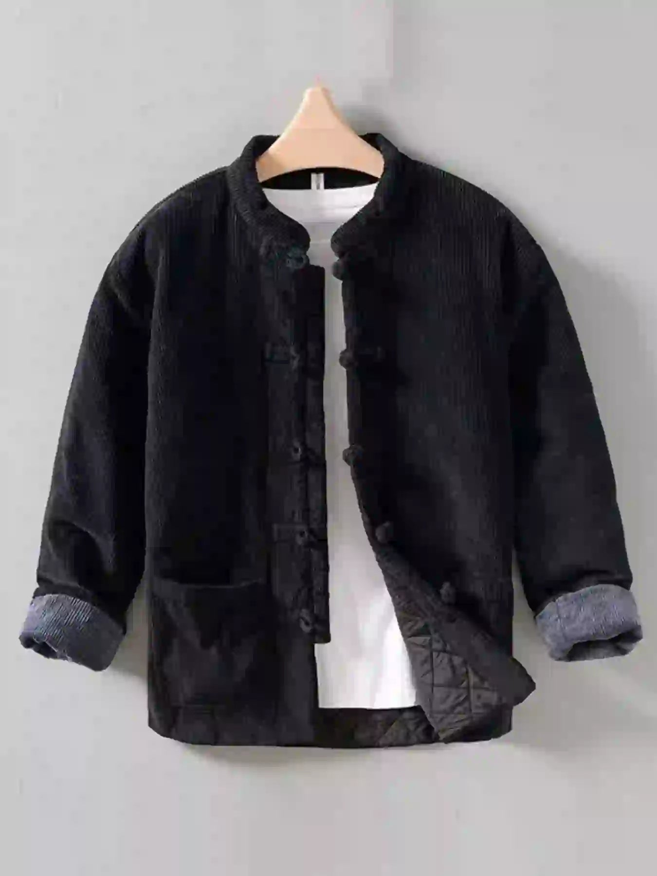 Button Front Long Sleeve Jacket