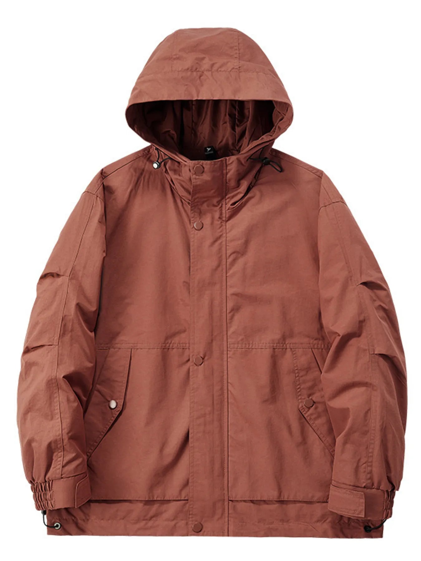 Men's Plus Size Casual Hooded Windproof Jacket