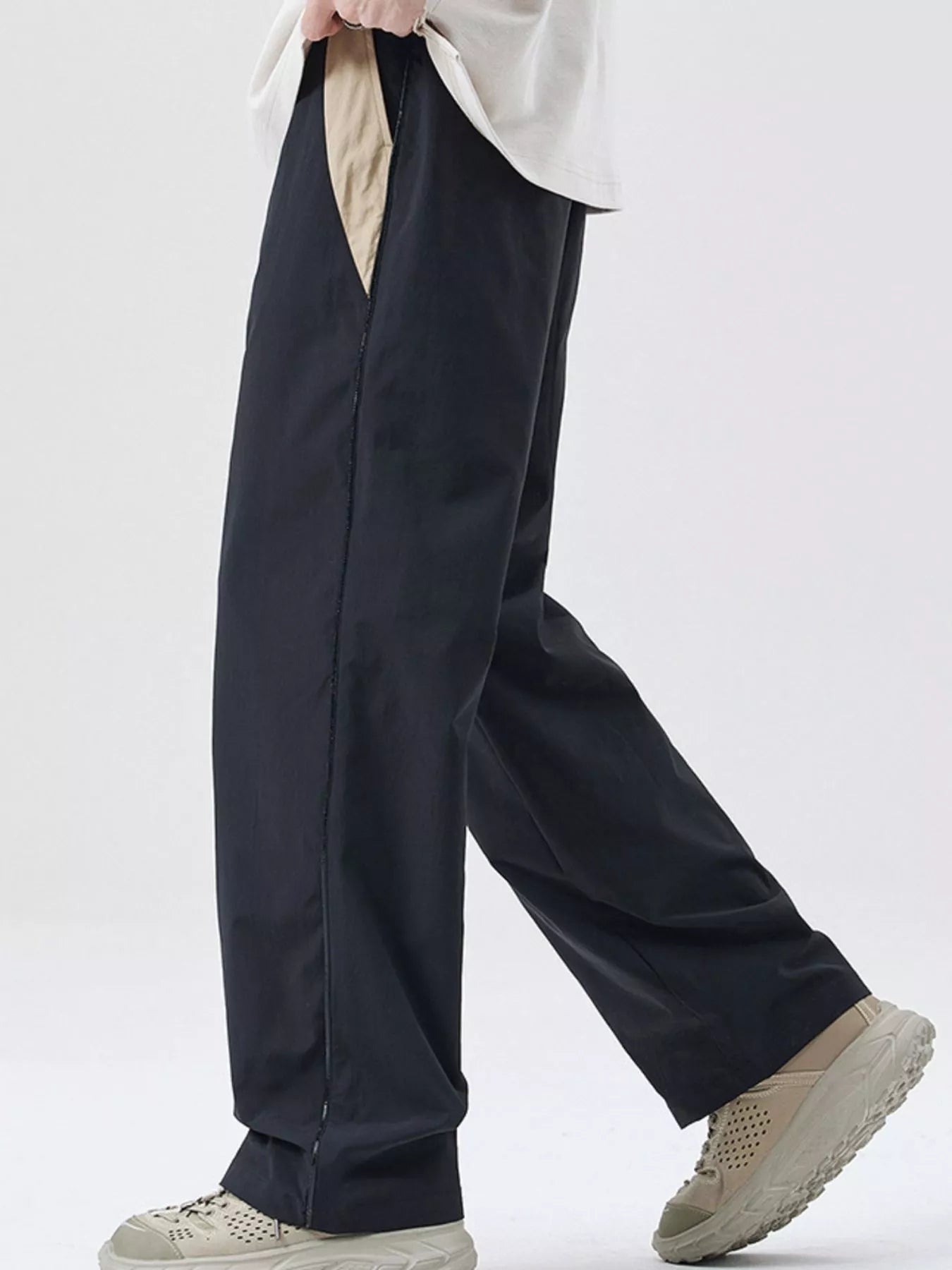 Casual Loose Fit Drawstring Pants Plus Size