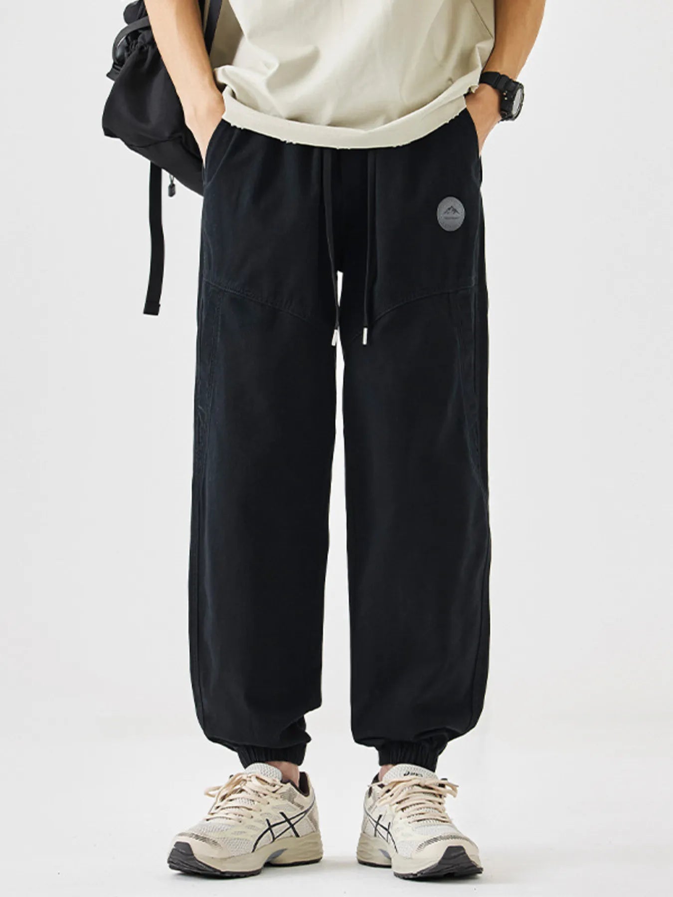 Casual Loose Fit Drawstring Pants