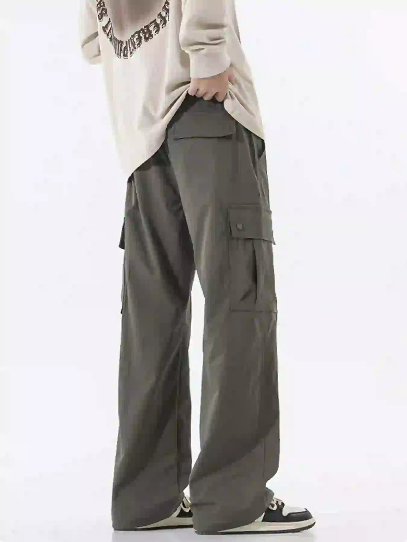 Men's Full Size Loose Fit Cargo Pants Plus Size