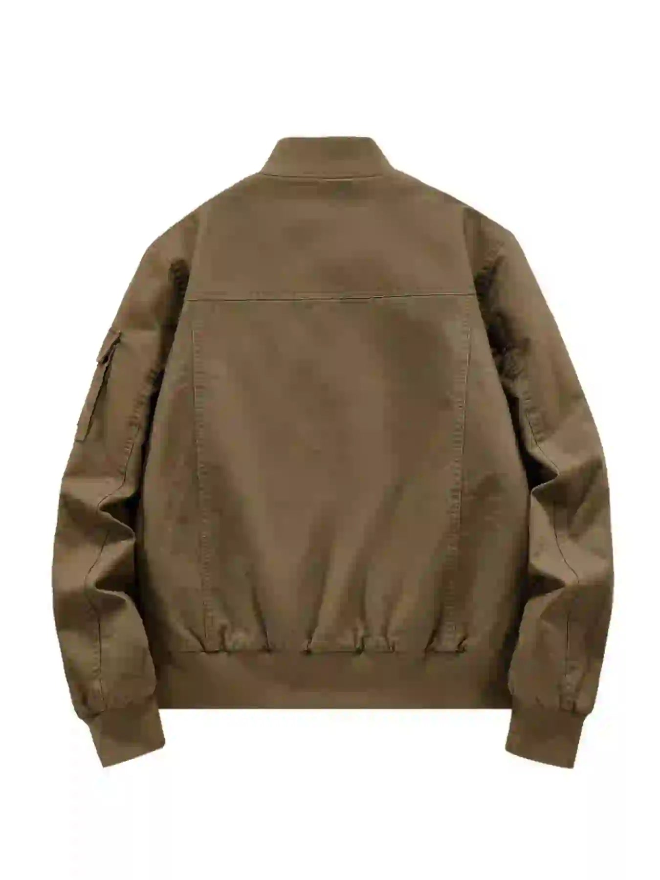 Men's Plus Size Zip Up Long Sleeve Jacket