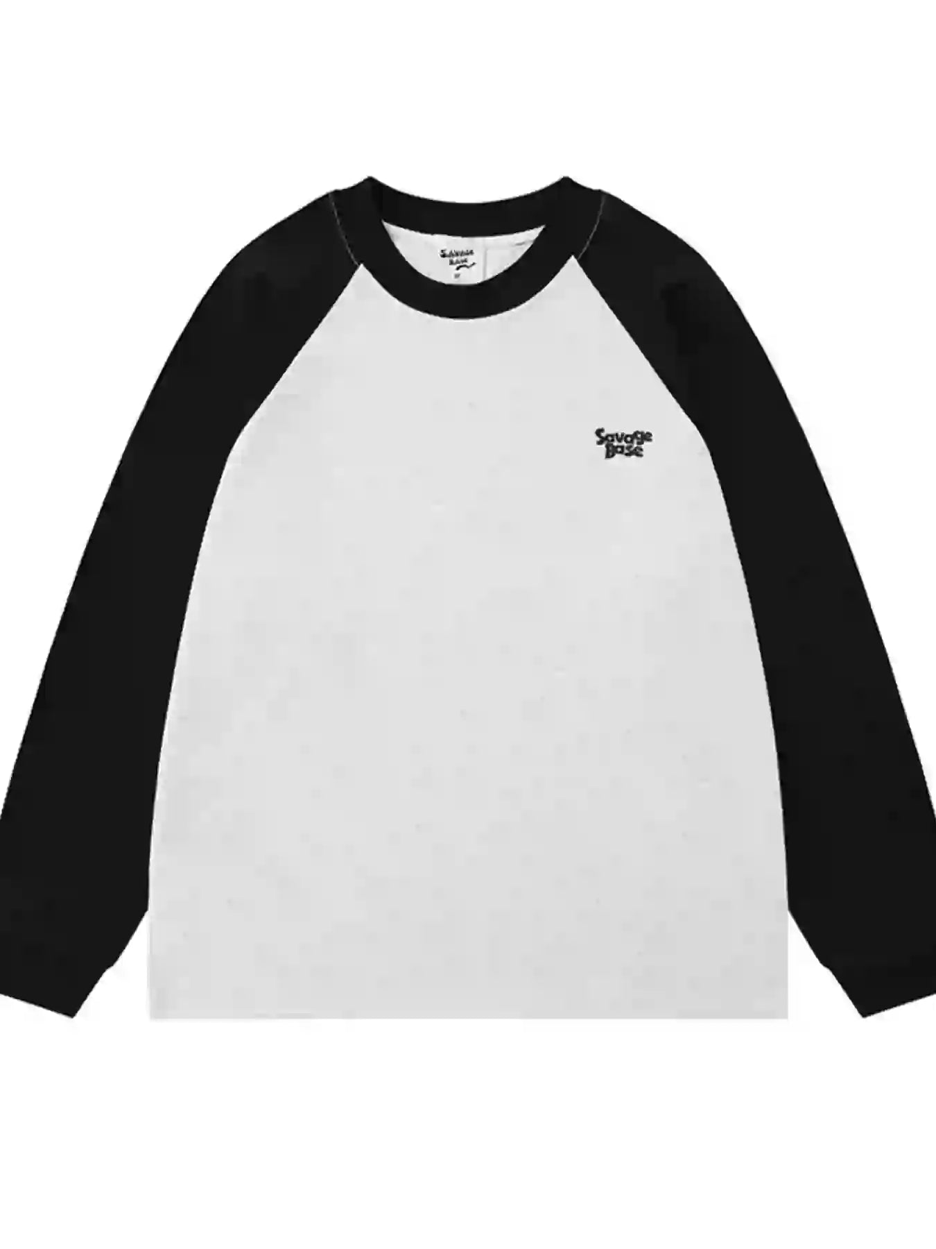 Contrast Raglan Sleeve Sweatshirt