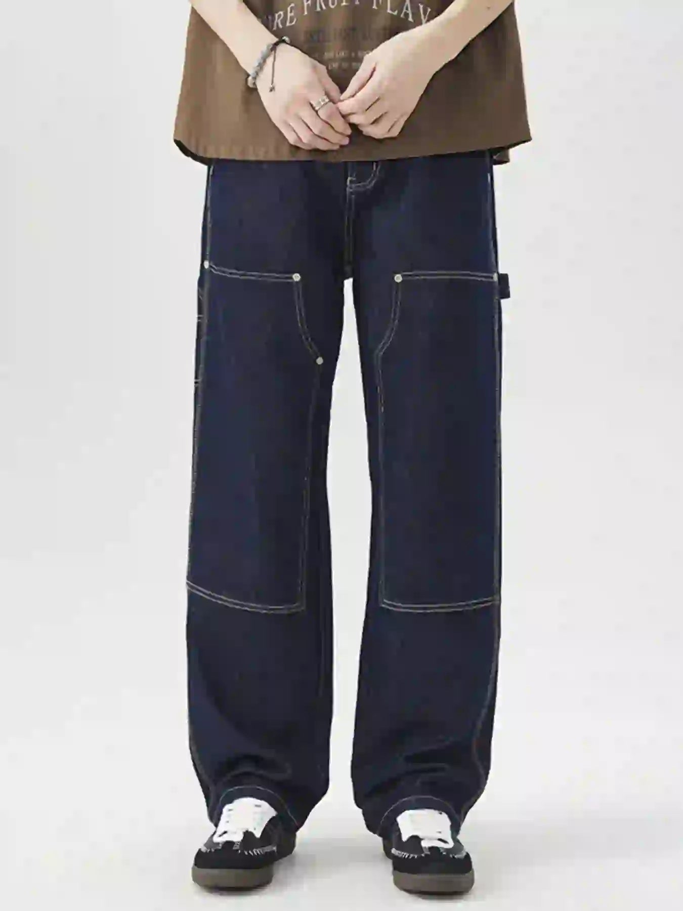 Men's Wide Leg Jeans