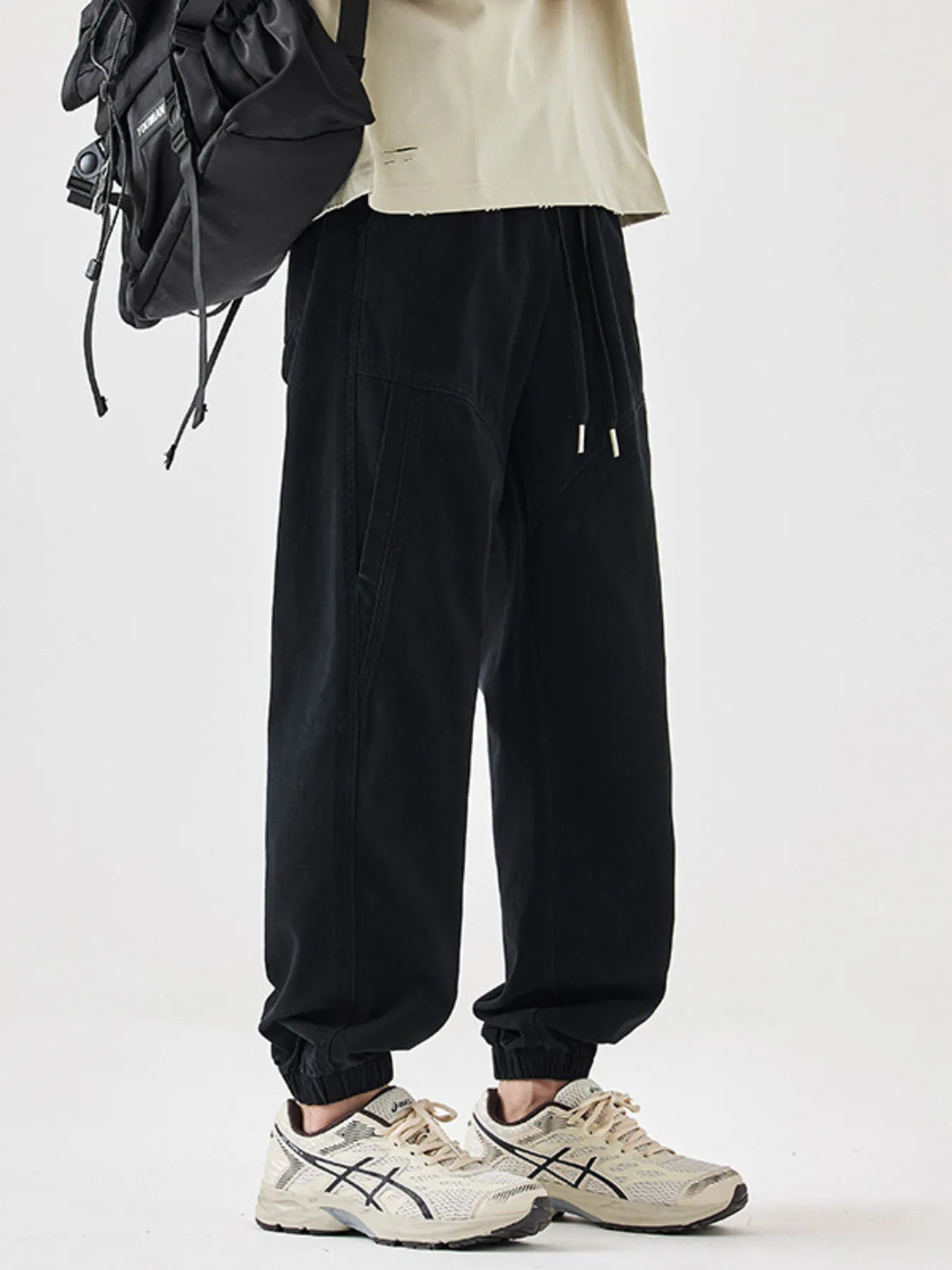 Casual Loose Fit Drawstring Pants