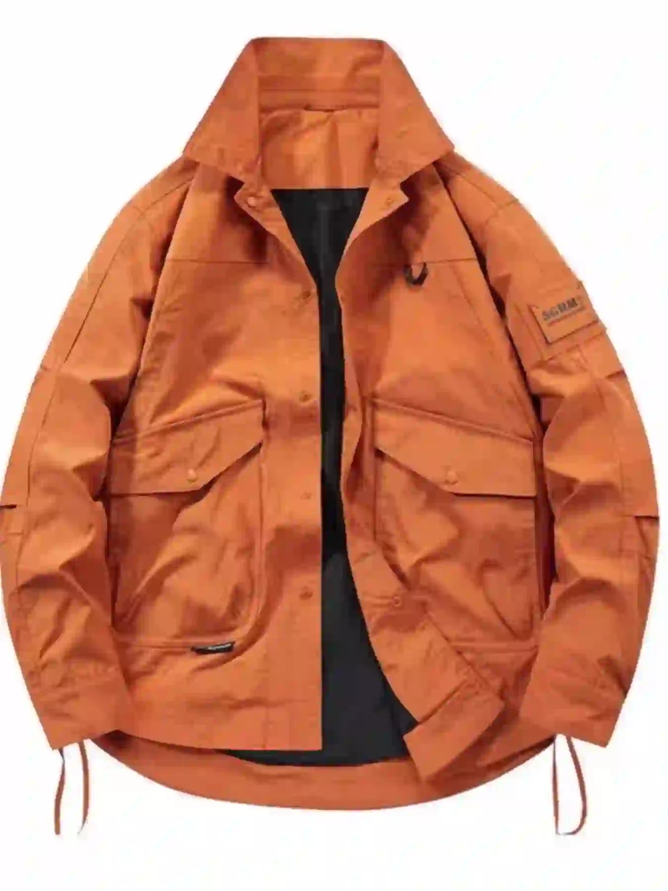 Men's Plus Size Urban Style Cargo Jacket