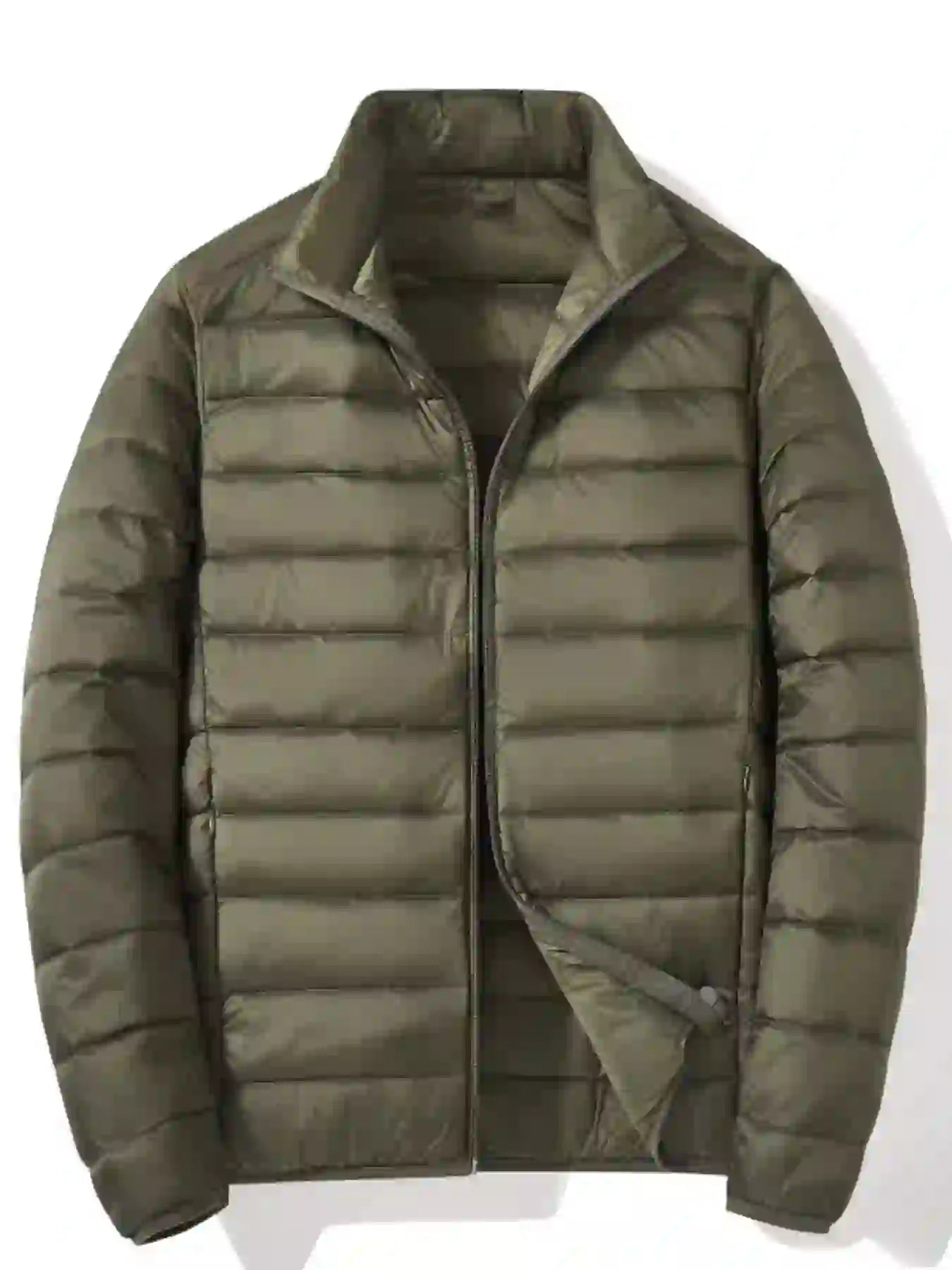 Lightweight Zip Up Puffer Jacket